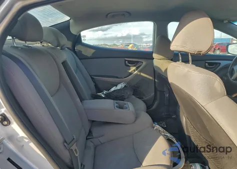 2012 Hyundai Elantra Gls from USA, damaged, VIN 5NPDH4AE6CH068662